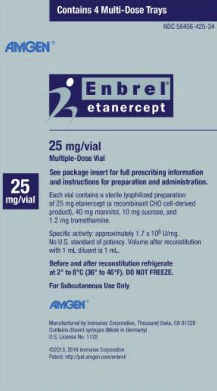Enbrel 25 mg multiple-dose vial medicine