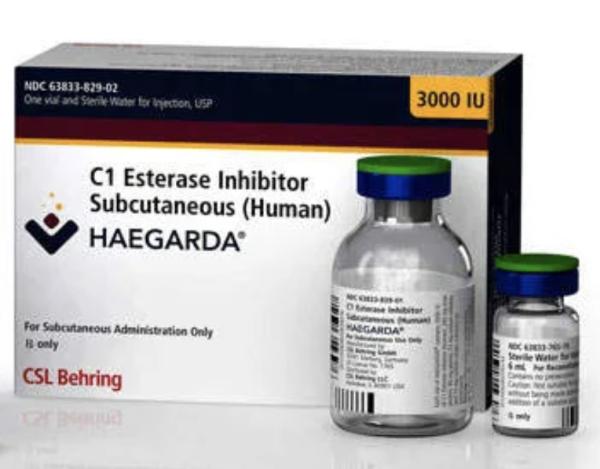 Haegarda 3000 IU lyophilized powder for injection (medicine)