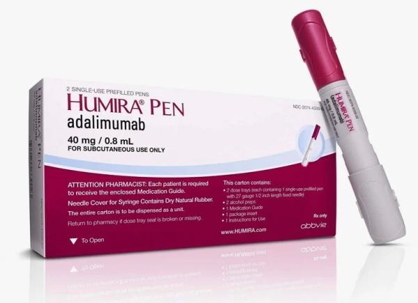 Humira (adalimumab) 40 mg/0.8 mL in a single-dose pen