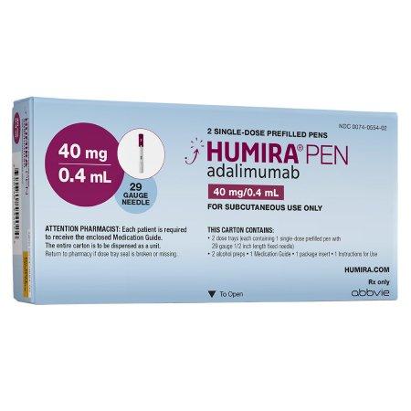 Humira 40 mg/0.4 mL in a single-dose pen medicine