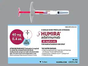 Humira 40 mg/0.4 mL in a single-dose prefilled glass syringe medicine