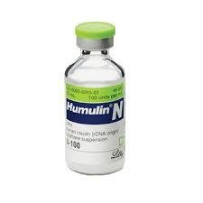 Humulin N 100 units per mL (U-100) medicine