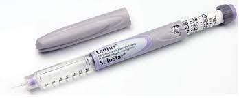 Pill medicine is Lantus SoloStar 100 units per mL (U-100) SoloStar prefilled pen