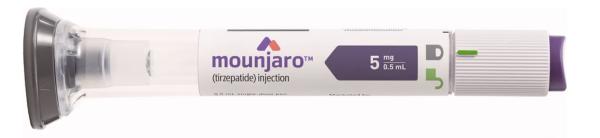 Mounjaro 5 mg/0.5 mL pre-filled single-dose pen medicine