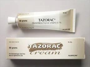 Tazorac 0.1% cream medicine
