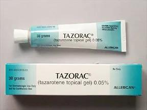 Tazorac 0.05% gel medicine