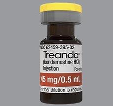 Pill medicine is Treanda 45 mg/0.5 mL single-dose vial