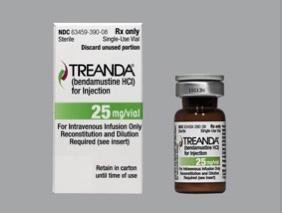 Treanda 25 mg lyophilized powder for injection medicine