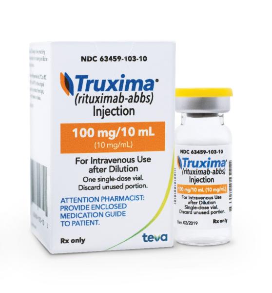 Truxima 100 mg/10 mL (10 mg/mL) single-dose vial medicine