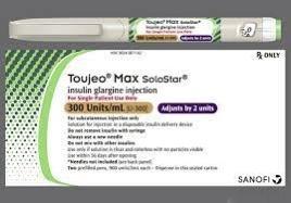 Pill medicine is Toujeo Max SoloStar 300 units per mL (U-300) 3 mL prefilled pen