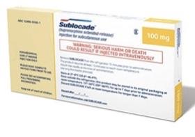 Sublocade 100 mg/0.5 mL prefilled syringe medicine