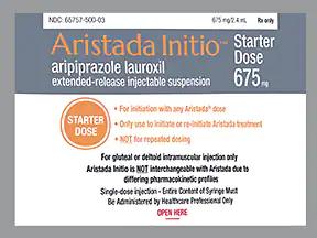 Aristada initio 675 mg/2.4 mL prefilled syringe medicine