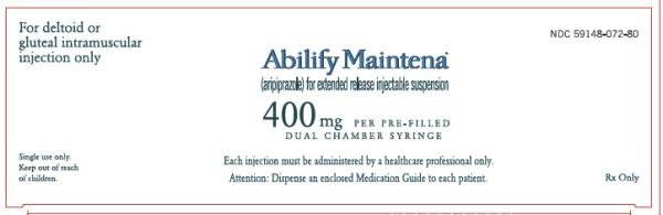Abilify Maintena 400 mg prefilled dual chamber syringe (medicine)