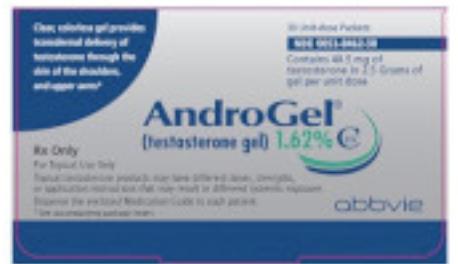 Androgel 40.5 mg/2.5 g (1.62%) gel in unit dose packets medicine