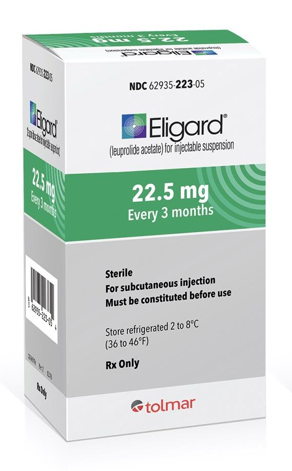 Eligard 22.5 mg single-dose injection kit