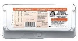 Lupron Depot-PED 11.25 mg injection kit for 1-month administration (medicine)