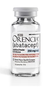 Orencia (abatacept) 250 mg lyophilized powder for injection