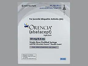 Orencia 50 mg/0.4 mL prefilled syringe medicine