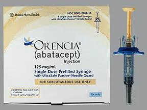 Orencia 125 mg/mL prefilled syringe medicine