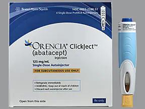 Orencia 125 mg/mL ClickJect autoinjector medicine