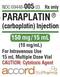 Paraplatin (carboplatin) 150 mg/15 mL multidose vial