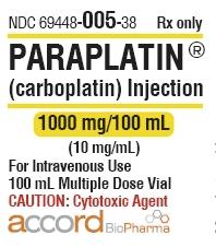 Paraplatin 1000 mg/100 mL multidose vial medicine