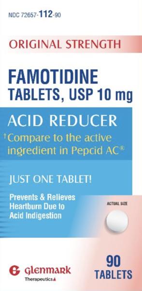 Pill V 21 White Round is Famotidine