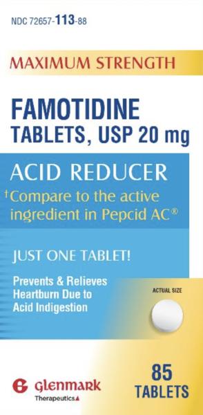 Pill V 15 White Round is Famotidine