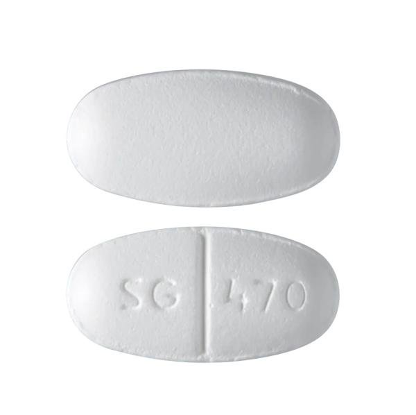 Pill SG 470 White Oval is Levetiracetam