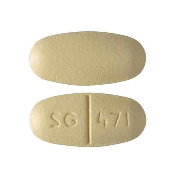 Pill SG 471 Yellow Oval is Levetiracetam