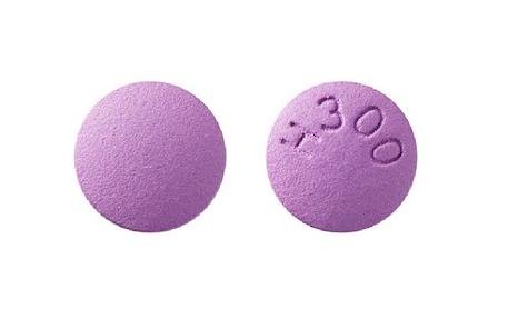 Pill H300 Purple Round is Ropinirole Hydrochloride Extended-Release