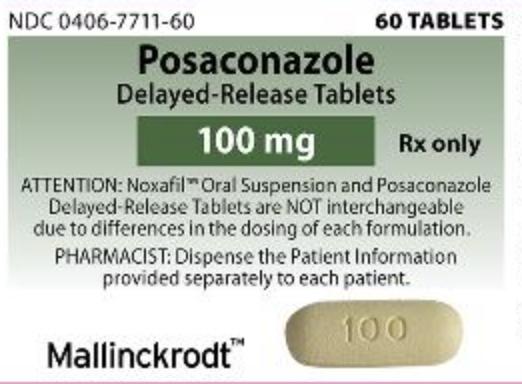 Pill M 100 Yellow Capsule/Oblong is Posaconazole Delayed-Release