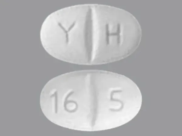 Pill Y H 16 5 White Oval is Metoprolol Succinate Extended-Release