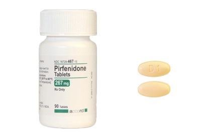 Pill D1 Yellow Oval is Pirfenidone
