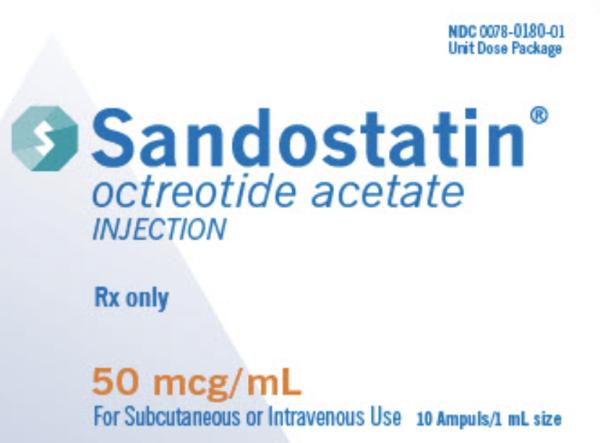 Sandostatin (octreotide) 50 mcg/mL injection