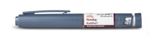 Pill medicine is Humalog KwikPen U-100 (100 units/mL) KwikPen