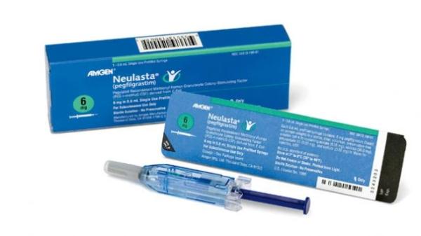 O medicamento em comprimidos é a seringa pré-cheia de 6 mg de Neulasta