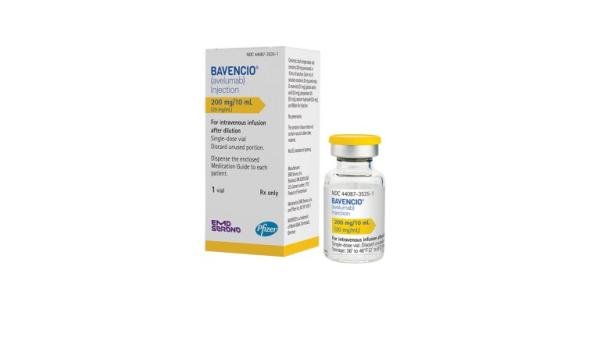 Pill medicine is Bavencio 200 mg/10 mL (20 mg/mL) injection
