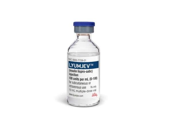 Pill medicine is Lyumjev U-100 (100 units/mL) injection