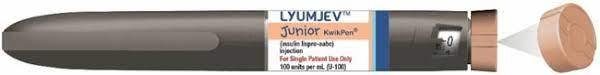 Lyumjev U-100 (100 units/mL) Junior KwikPen medicine