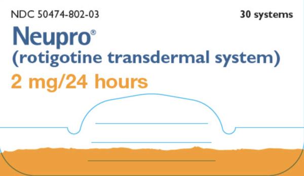 Pill medicine is Neupro 2 mg/24 hours transdermal system