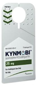 Pill 25 Blue Rectangle is Kynmobi