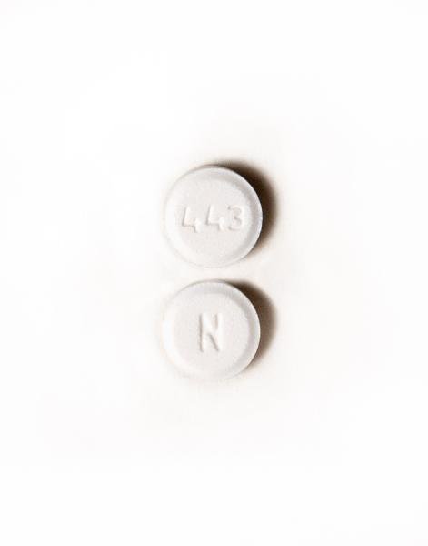 Pill N 443 White Round is Misoprostol