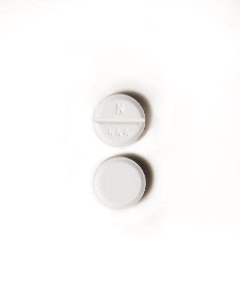 Pill N 444 White Round is Misoprostol