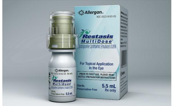 Restasis 0.05% ophthalmic emulsion multidose