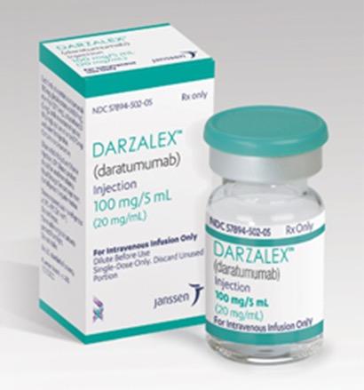 Pill medicine is Darzalex 100 mg/5 mL (20 mg/mL) injection