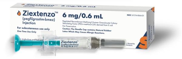 Hap ilacı Ziextenzo 6 mg/0.6 mL önceden doldurulmuş şırıngadır