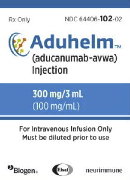 Pill medicine   is Aduhelm