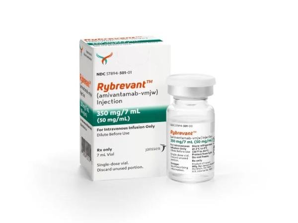 Pill medicine is Rybrevant 350 mg/7 mL (50 mg/mL) injection