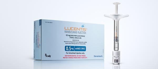 Lucentis 0.5 mg/0.05 mL (10 mg/mL) prefilled syringe medicine